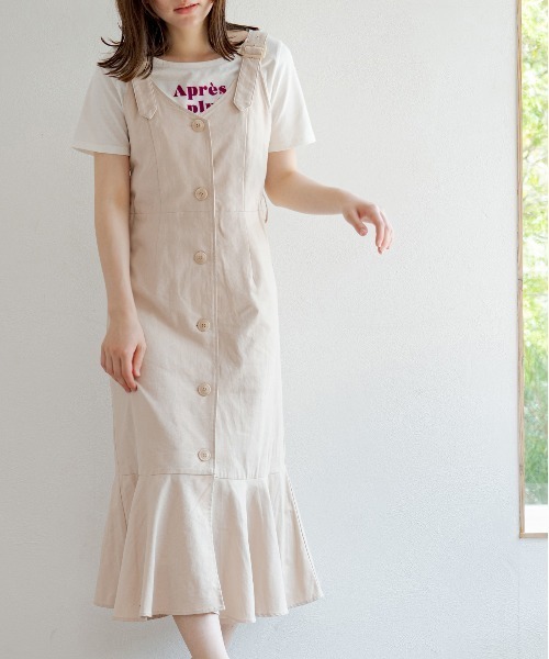 OLIVE des OLIVE（オリーブデオリーブ）の「マーメイドジャンスカ（ワンピース・レディース・ブラック/ブルー/アイボリー/ワンウォッシュ・FREE）」の20枚目の写真