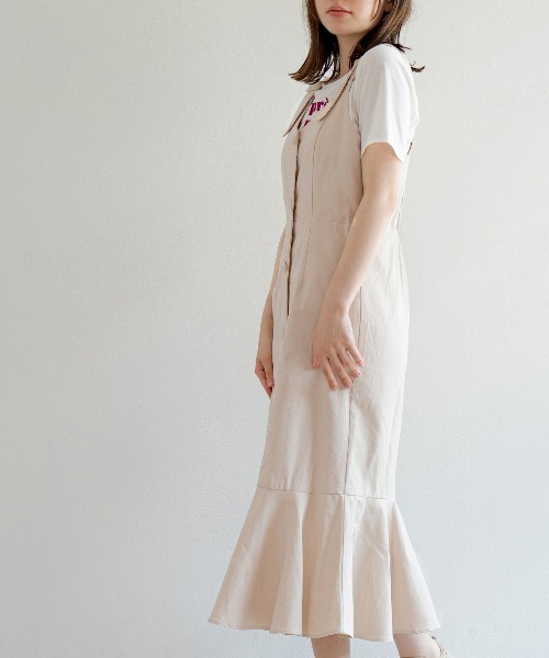 OLIVE des OLIVE（オリーブデオリーブ）の「マーメイドジャンスカ（ワンピース・レディース・ブラック/ブルー/アイボリー/ワンウォッシュ・FREE）」の21枚目の写真