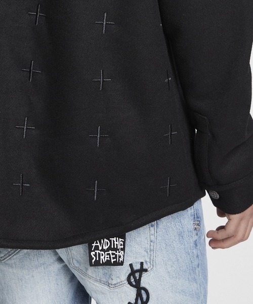 KSUBI(スビ)の「KSUBI HI FI WOOL LS SHIRT (5000007047)(デニムジャケット・メンズ・ブラック・SMALL/MEDIUM/LARGE)」の5枚目の写真