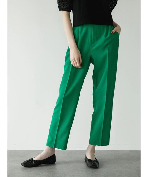 koe（コエ）の「カラーテーパードパンツ＊（スラックス・レディース・パープル/イエロー/オレンジ/ブルー/グリーン/ライトグリーン・M/L）」の11枚目の写真