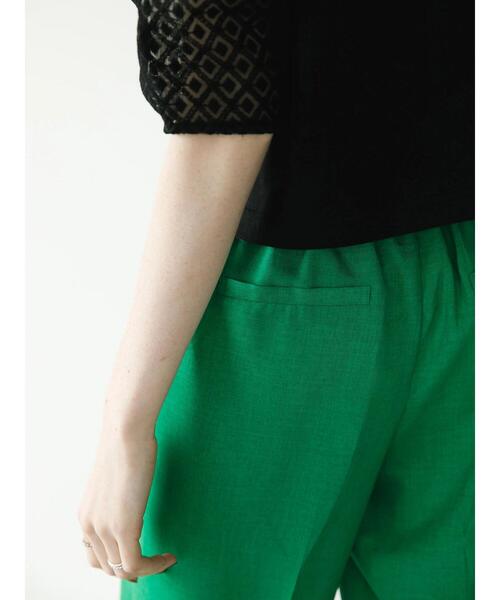 koe（コエ）の「カラーテーパードパンツ＊（スラックス・レディース・パープル/イエロー/オレンジ/ブルー/グリーン/ライトグリーン・M/L）」の21枚目の写真