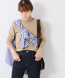 FRAMeWORK（フレームワーク）の「【GICIPI】 ANANAS コットンタートルネックプルオーバー◆（Tシャツ/カットソー）」