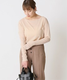 U by SPICK&SPAN | シアーロングスリーブプルオーバー◆(Tシャツ/カットソー)