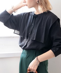 classicalelf | 21awマストトレンド。bigセーラーカラーブラウス(シャツ/ブラウス)