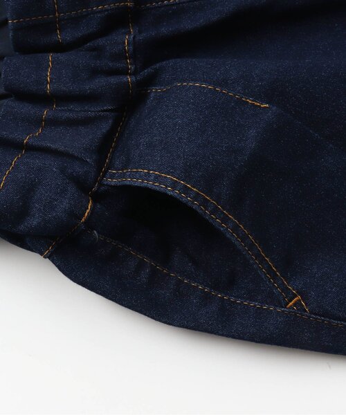 apres les cours（アプレレクール）の「/フロントタックテーパードパンツ 10分丈（その他パンツ・キッズ・ベージュ/インディゴブルー/キナリ・90/100/110/80/120/130/140）」の14枚目の写真