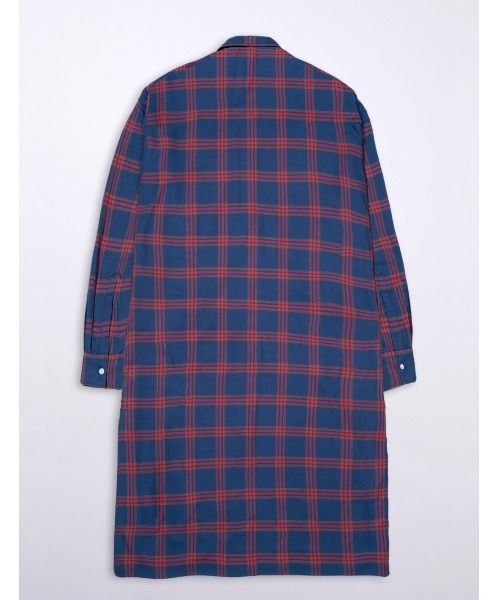 MR.GENTLEMAN（ミスタージェントルマン）の「NEL CHECK LONG SHIRT（シャツ/ブラウス・メンズ・ブラック/ネイビー・MEDIUM/LARGE）」の7枚目の写真
