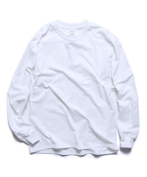 GILDAN(ギルダン)の「Gildan / ギルダン ドロップショルダークルーネックカットソー ビッグシルエット 無地 長袖Tシャツ(Tシャツ/カットソー・メンズ・ホワイト/ライトブルー/ブラック/ダークブラウン/ネイビー/グレー/オリーブ/イエロー/チャコール/オレンジ/アッシュグレー・S/L/2XL/XL/3XL/M)」の12枚目の写真