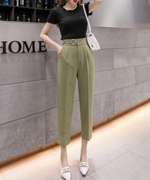 Bifrost | ベルトデザインクロップドパンツ(その他パンツ)