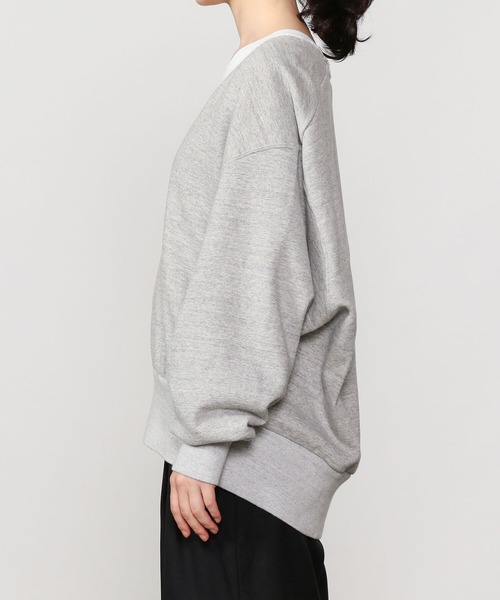 THE SHINZONE（ザ　シンゾーン）の「【THE SHINZONE】V NECK SWEAT WOMEN（スウェット・レディース・グレー・FREE）」の7枚目の写真