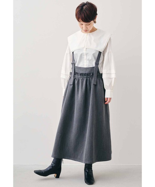 MEDE19F(メデジュウキュウ)の「MEDE19F ピューリタンカラーシャツ(シャツ/ブラウス・レディース・ホワイト/ブラック・MEDIUM/LARGE/X-LARGE/XX-LARGE)」の21枚目の写真