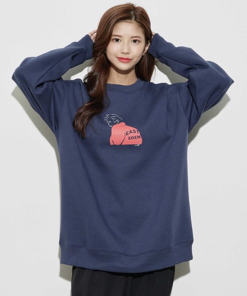 JUNRED（ジュンレッド）の「Naoki Yoshimuraプリントスウェット（スウェット・メンズ・ブラック/ネイビー/グレー・LL/M/L）」の3枚目の写真