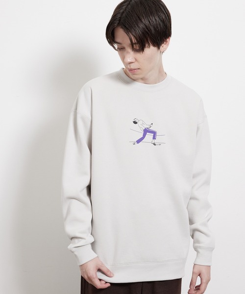 JUNRED（ジュンレッド）の「Naoki Yoshimuraプリントスウェット（スウェット・メンズ・ブラック/ネイビー/グレー・LL/M/L）」の2枚目の写真