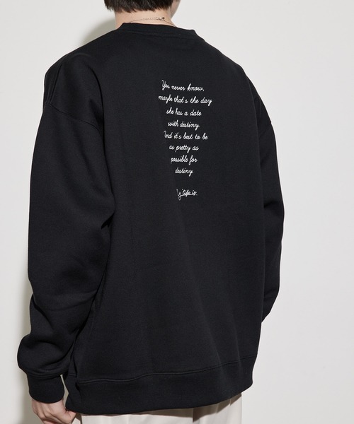 JUNRED（ジュンレッド）の「Naoki Yoshimuraプリントスウェット（スウェット・メンズ・ブラック/ネイビー/グレー・LL/M/L）」の5枚目の写真