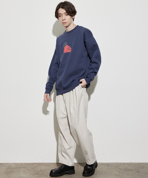 JUNRED（ジュンレッド）の「Naoki Yoshimuraプリントスウェット（スウェット・メンズ・ブラック/ネイビー/グレー・LL/M/L）」の8枚目の写真