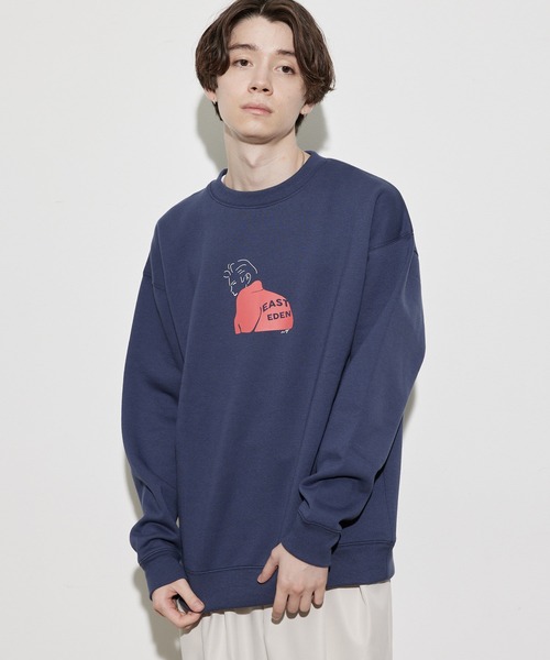 JUNRED（ジュンレッド）の「Naoki Yoshimuraプリントスウェット（スウェット・メンズ・ブラック/ネイビー/グレー・LL/M/L）」の4枚目の写真