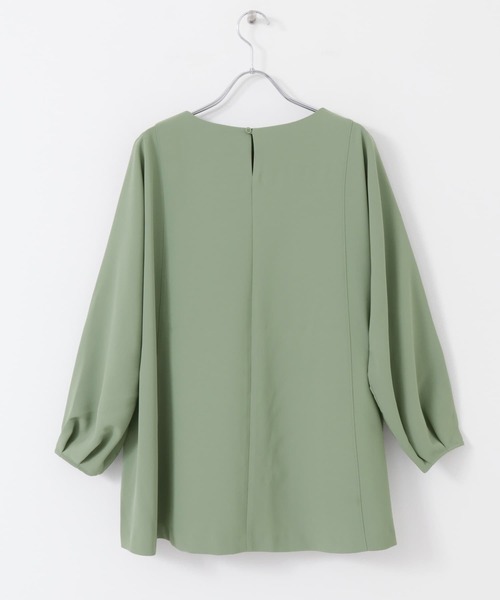 URBAN RESEARCH DOORS(アーバンリサーチドアーズ)の「タックスリーブチュニックブラウス(シャツ/ブラウス・レディース・グレー系その他/グリーン/ネイビー・ONE)」の21枚目の写真