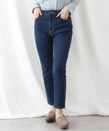 Honeys | 暖デニムスキニー６４丈(デニムパンツ)