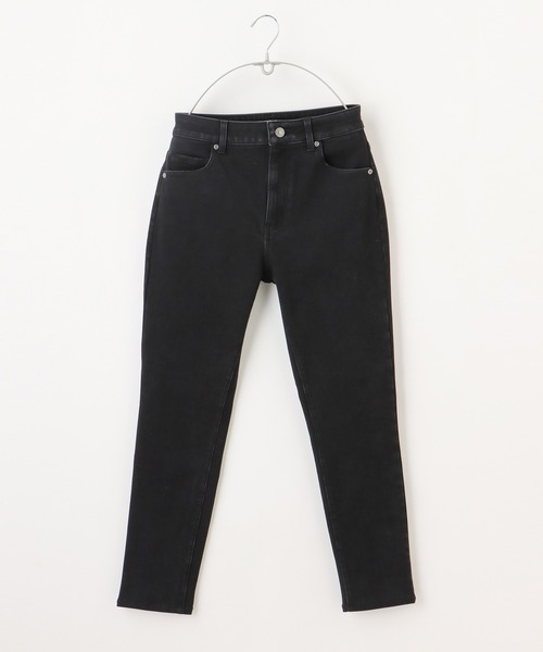 Honeys（ハニーズ）の「暖デニムスキニー６４丈（デニムパンツ・レディース・インディゴブルー/ブラック・LL/S/L/M/SS）」の12枚目の写真
