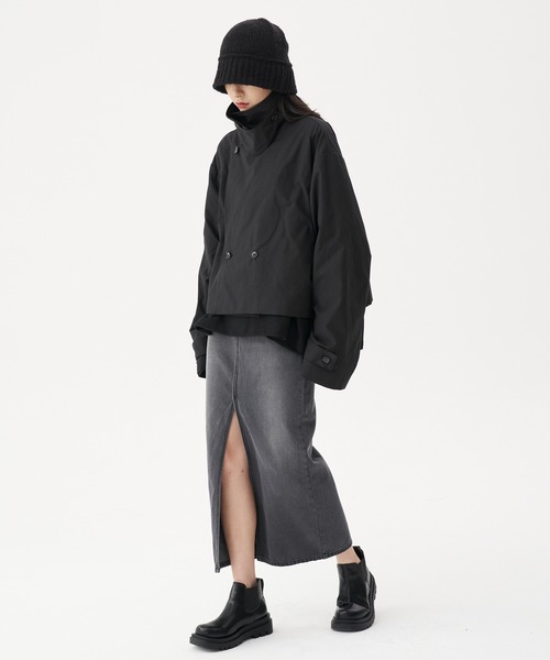 FEKETE(フェケテ)の「WOOL BLENDED KNIT HAT / ウールブレンドニットバケットハット(ハット・メンズ・ブラック/ベージュ/アイボリー・FREE)」の4枚目の写真