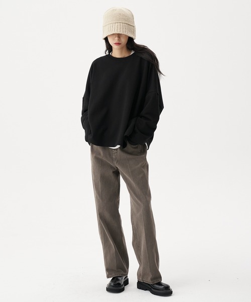 FEKETE(フェケテ)の「WOOL BLENDED KNIT HAT / ウールブレンドニットバケットハット(ハット・メンズ・ブラック/ベージュ/アイボリー・FREE)」の14枚目の写真