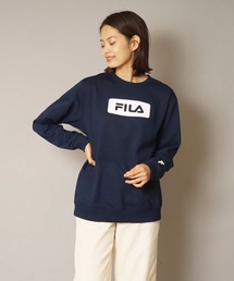 【FILA / フィラ】レディースフロントボックスロゴスウェット / トレーナー