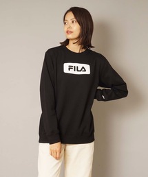 【FILA / フィラ】レディースフロントボックスロゴスウェット / トレーナー