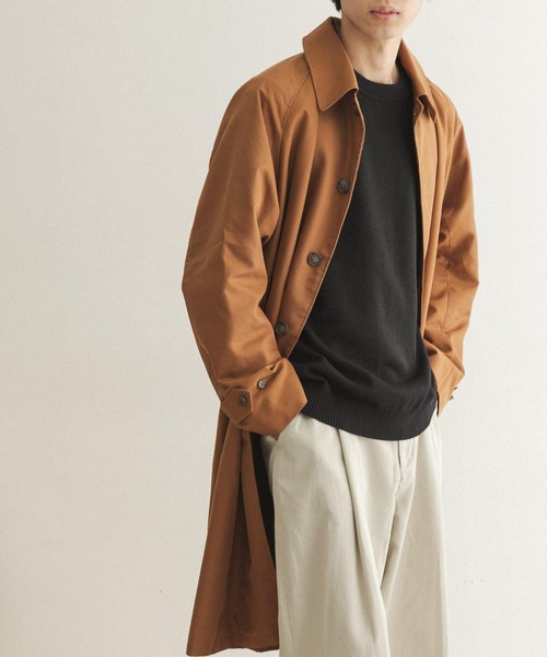 FORK&SPOON（フォークアンドスプーン）の「【WEB限定】FORK&SPOON　バルマカンツイルコート（その他アウター・メンズ・ネイビー/ブラウン/チャコールグレー・5/4）」の14枚目の写真