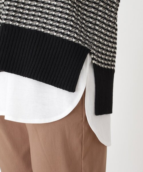 SHOO・LA・RUE（シューラルー）の「◆【2点セット】ニットベスト+ロンT（その他トップス・レディース・アイボリー/ブラウン系その他/ブラック系3/ピンク系・02/03/04）」の8枚目の写真