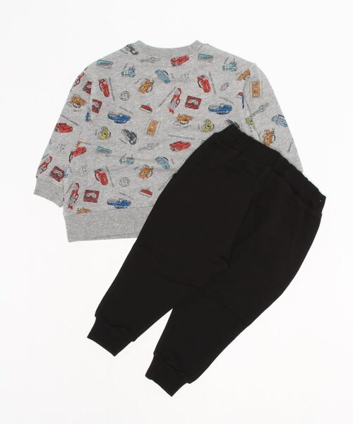 b・ROOM（ビールーム）の「【DISNEY/PIXAR】CARSワンマイルウエアセットアップ（アンサンブル・キッズ・アイボリー/トップグレー・90cm/110cm/100cm/120cm）」の4枚目の写真