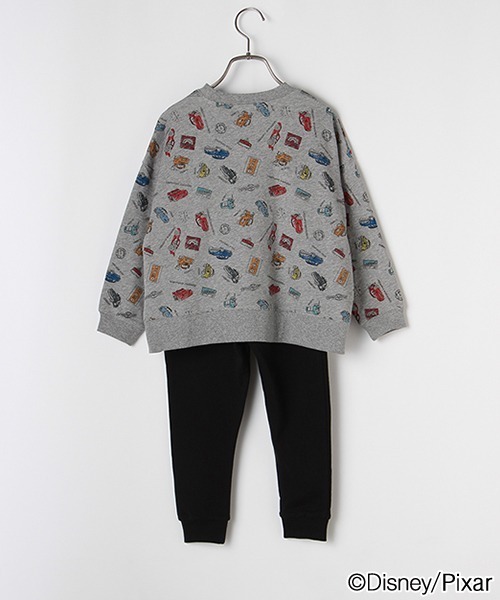 b・ROOM（ビールーム）の「【DISNEY/PIXAR】CARSワンマイルウエアセットアップ（アンサンブル・キッズ・アイボリー/トップグレー・90cm/110cm/100cm/120cm）」の5枚目の写真