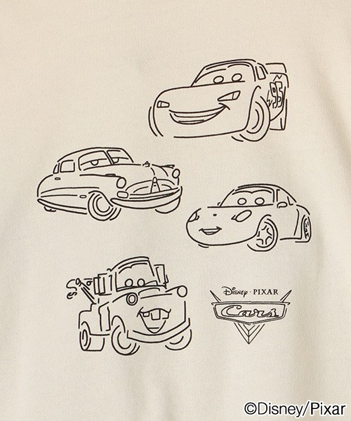 b・ROOM（ビールーム）の「【DISNEY/PIXAR】CARSワンマイルウエアセットアップ（アンサンブル・キッズ・アイボリー/トップグレー・90cm/110cm/100cm/120cm）」の10枚目の写真
