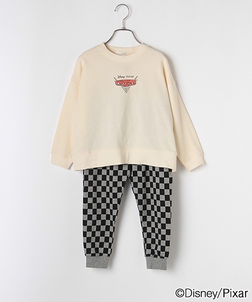 b・ROOM（ビールーム）の「【DISNEY/PIXAR】CARSワンマイルウエアセットアップ（アンサンブル・キッズ・アイボリー/トップグレー・90cm/110cm/100cm/120cm）」の22枚目の写真