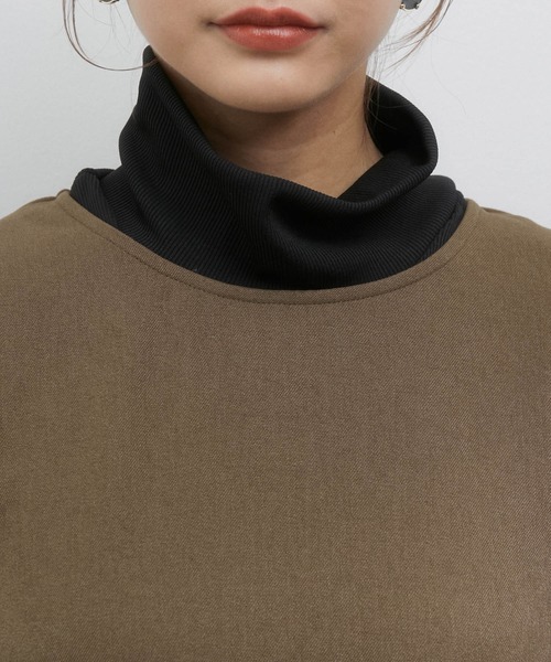 vis-`a-vis(ビサビ)の「【WEB限定】ピンタックベスト付きフレアーワンピース&タートルネック《3SETアイテム》(ワンピース・レディース・ブラック/ブラウン系その他3/グリーン系その他・M/S)」の19枚目の写真