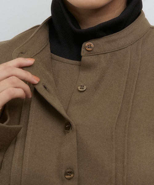 vis-`a-vis(ビサビ)の「【WEB限定】ピンタックベスト付きフレアーワンピース&タートルネック《3SETアイテム》(ワンピース・レディース・ブラック/ブラウン系その他3/グリーン系その他・M/S)」の10枚目の写真