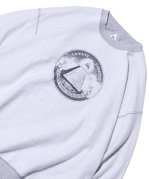 正規 販売 店 【セール】OTHER SIDE PRINTED'FREE-M' クルーネック 正規 販売 店 【セール】OTHER SIDE PRINTED'FREE-M' クルーネック