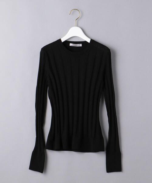 Gunn Johansson（グンヨハンソン）の「＜Gunn Johansson（グン ヨハンソン）＞リブ クルーネック ニット（ニット/セーター・レディース・ブラック/ロイヤルブルー・FREE）」の14枚目の写真