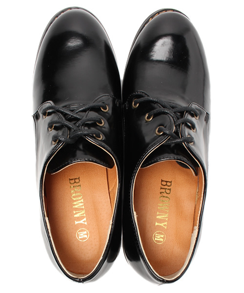 WEGO（ウィゴー）の「WEGO/レースアップブーティ（ブーティ・レディース・ブラック/ネイビー/ピンク・LARGE/MEDIUM）」の5枚目の写真