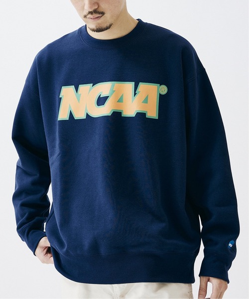 JOURNAL STANDARD（ジャーナルスタンダード）の「【NCAA × JS】別注 プリントロゴ スウェット  [ユニセックス対応]（スウェット・メンズ・マスタード/ホワイト/コバルトブルー/ネイビー/ライトグレー・LARGE/MEDIUM）」の3枚目の写真