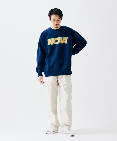 JOURNAL STANDARD（ジャーナルスタンダード）の「【NCAA × JS】別注 プリントロゴ スウェット  [ユニセックス対応]（スウェット・メンズ・マスタード/ホワイト/コバルトブルー/ネイビー/ライトグレー・LARGE/MEDIUM）」の22枚目の写真
