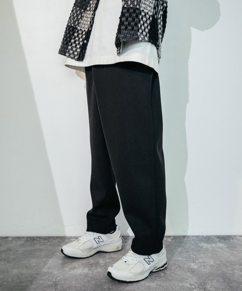 LiSS(リス)の「Liss/リス ダブルジャージー テーパードラップイージーパンツ(その他パンツ・メンズ・ブラック/ブラウン・1/2)」の9枚目の写真