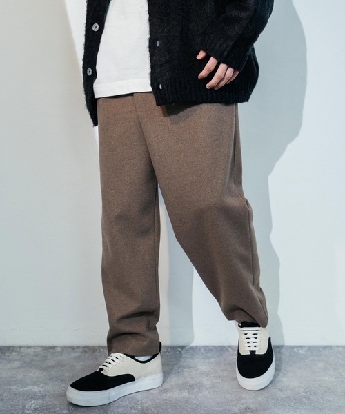 LiSS(リス)の「Liss/リス ダブルジャージー テーパードラップイージーパンツ(その他パンツ・メンズ・ブラック/ブラウン・1/2)」の16枚目の写真