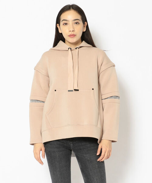 AULA AILA(アウラアイラ)の「AULA AILA(アウラ アイラ)別注2WAYバックプリーツパーカー(パーカー・レディース・ホワイト/ベージュ/ブラック・FREE)」の18枚目の写真