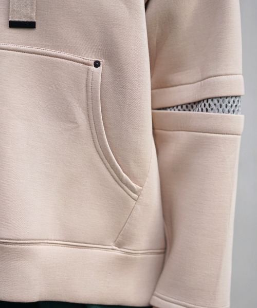 AULA AILA(アウラアイラ)の「AULA AILA(アウラ アイラ)別注2WAYバックプリーツパーカー(パーカー・レディース・ホワイト/ベージュ/ブラック・FREE)」の14枚目の写真