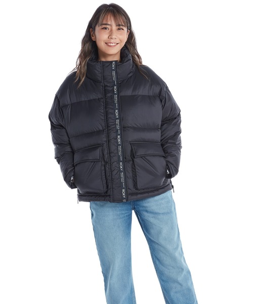 ROXY(ロキシー)の「BOUNCY/ロキシーダウンジャケット(ダウンジャケット/コート・レディース・ブラック/ブラック系その他/ベージュ・SMALL/MEDIUM/LARGE)」の5枚目の写真
