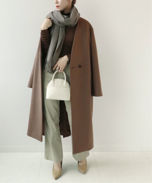 Simplicite（サンプリシテ）の「《追加》カシミアコンストール◆（マフラー・レディース・チャコールグレー/ブラウン/ブルー/グリーン・FREE）」の21枚目の写真