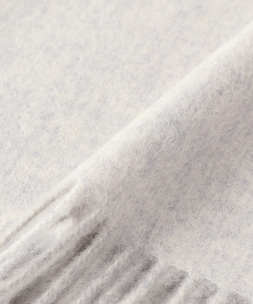 Simplicite（サンプリシテ）の「《追加》カシミアコンストール◆（マフラー・レディース・チャコールグレー/ブラウン/ブルー/グリーン・FREE）」の8枚目の写真