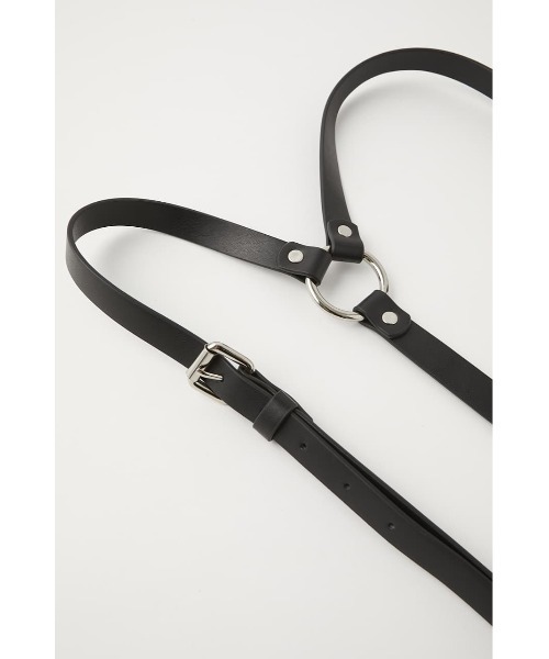 MOUSSY（マウジー）の「HARNESS ベルト（ベルト・レディース・ブラック・FREE）」の2枚目の写真