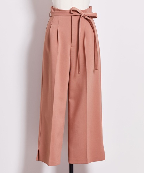 NOELA（ノエラ）の「リネンタッチストレートパンツ（その他パンツ・レディース・オレンジ/イエロー/ベージュ・S/M）」の7枚目の写真