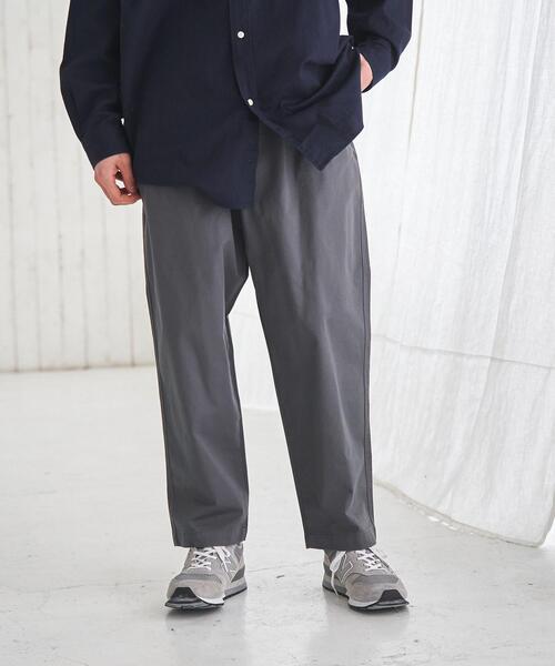 coen（コーエン）の「2タックチノワイドイージーパンツ（チノパンツ・メンズ・ダークグレー/ベージュ・LARGE/SMALL/MEDIUM/X-LARGE）」の8枚目の写真