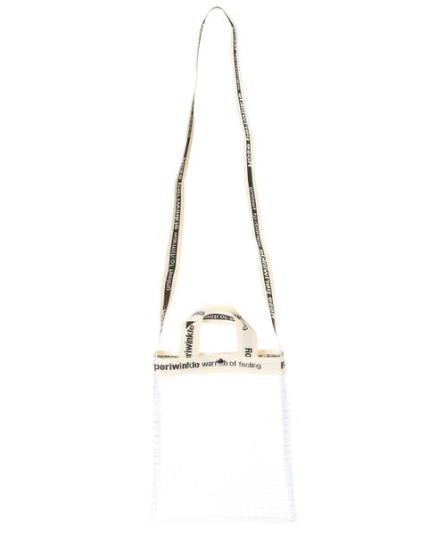 INGNI（イング）の「PVCメッシュロゴショルダーBAG（トートバッグ・レディース・ブラック/アイボリー・ONE SIZE）」の5枚目の写真